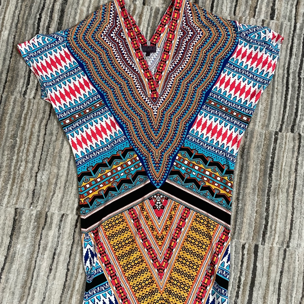 HALE BOB BoHo cold shoulder cover up (or dress!) -Small - Picture 2 of 7